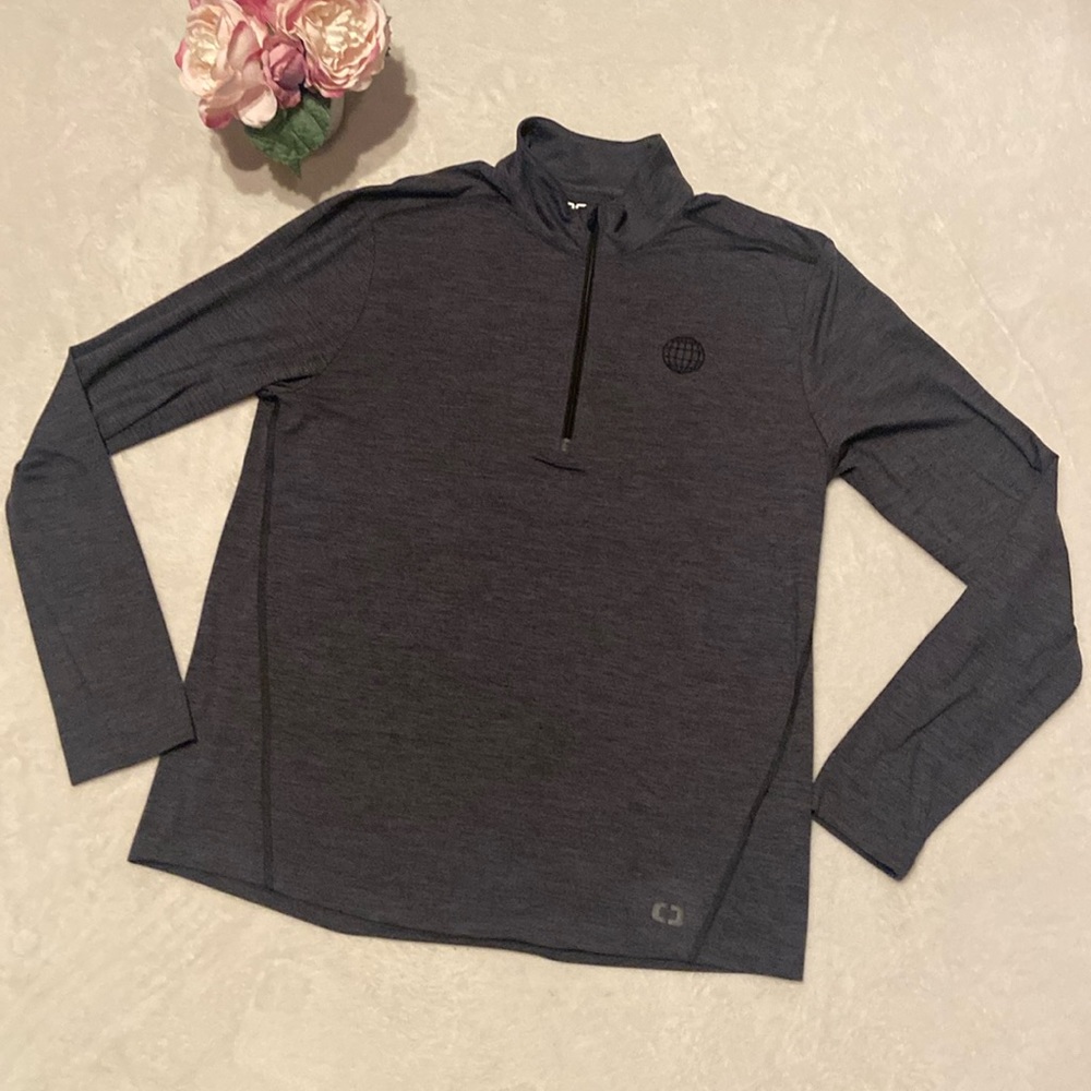 OGIO Size M 1/4 Zip Long Sleeve Endurance Pullover